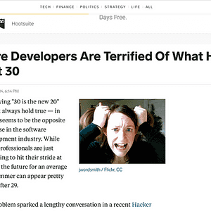 破除迷思系列:Programmer 做到三十歲就要轉行?