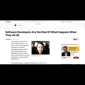 破除迷思系列:Programmer 做到三十歲就要轉行?